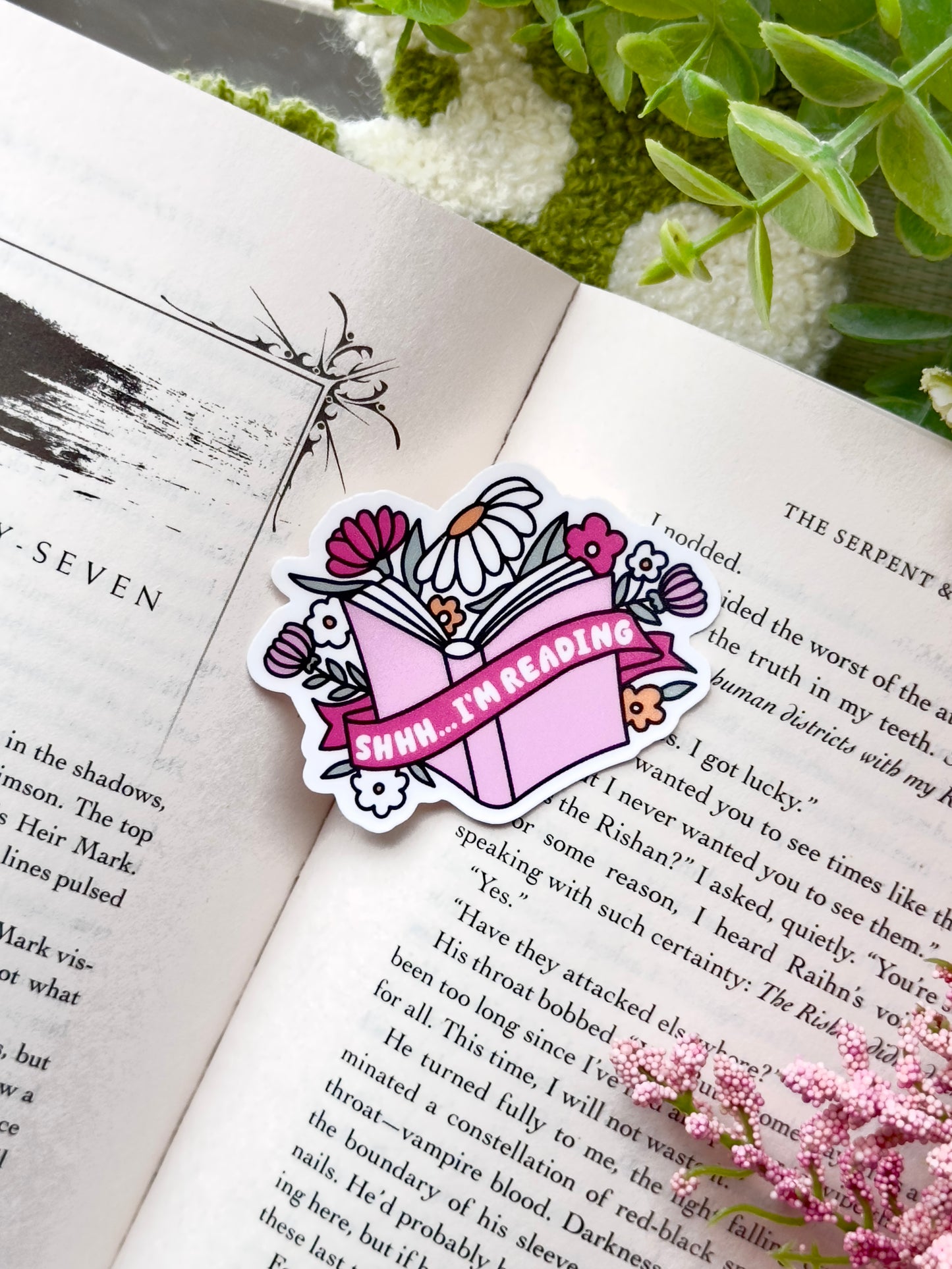 Shhh... I'm Reading Sticker
