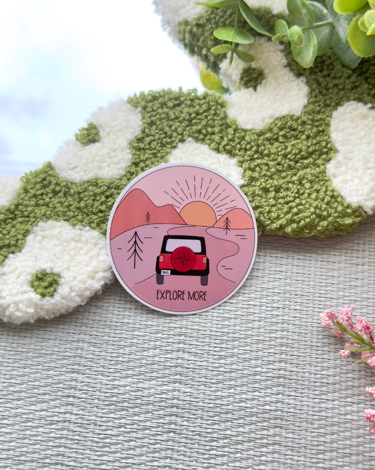 Explore More Sticker