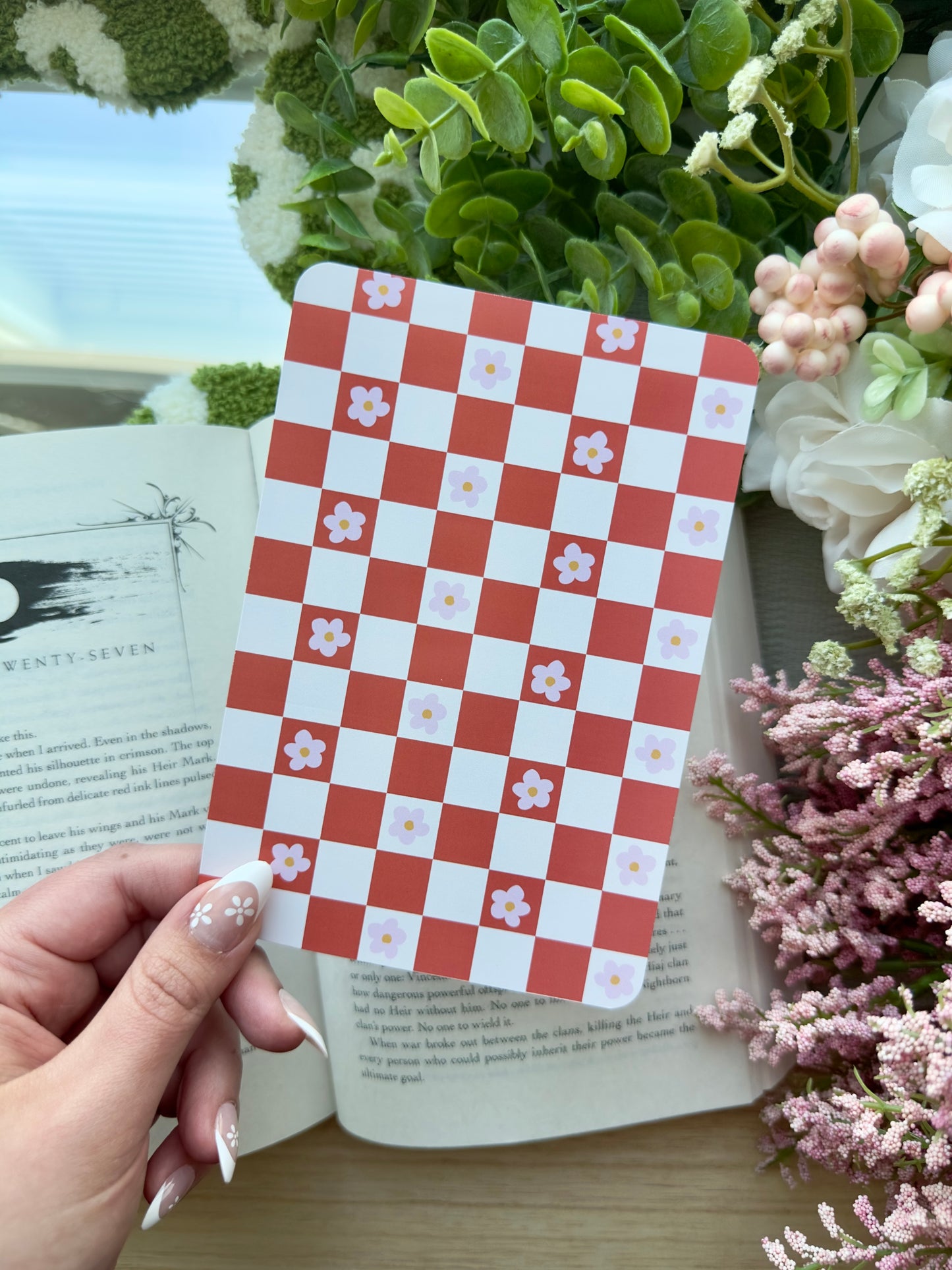 Checkered Daisies Kindle Insert