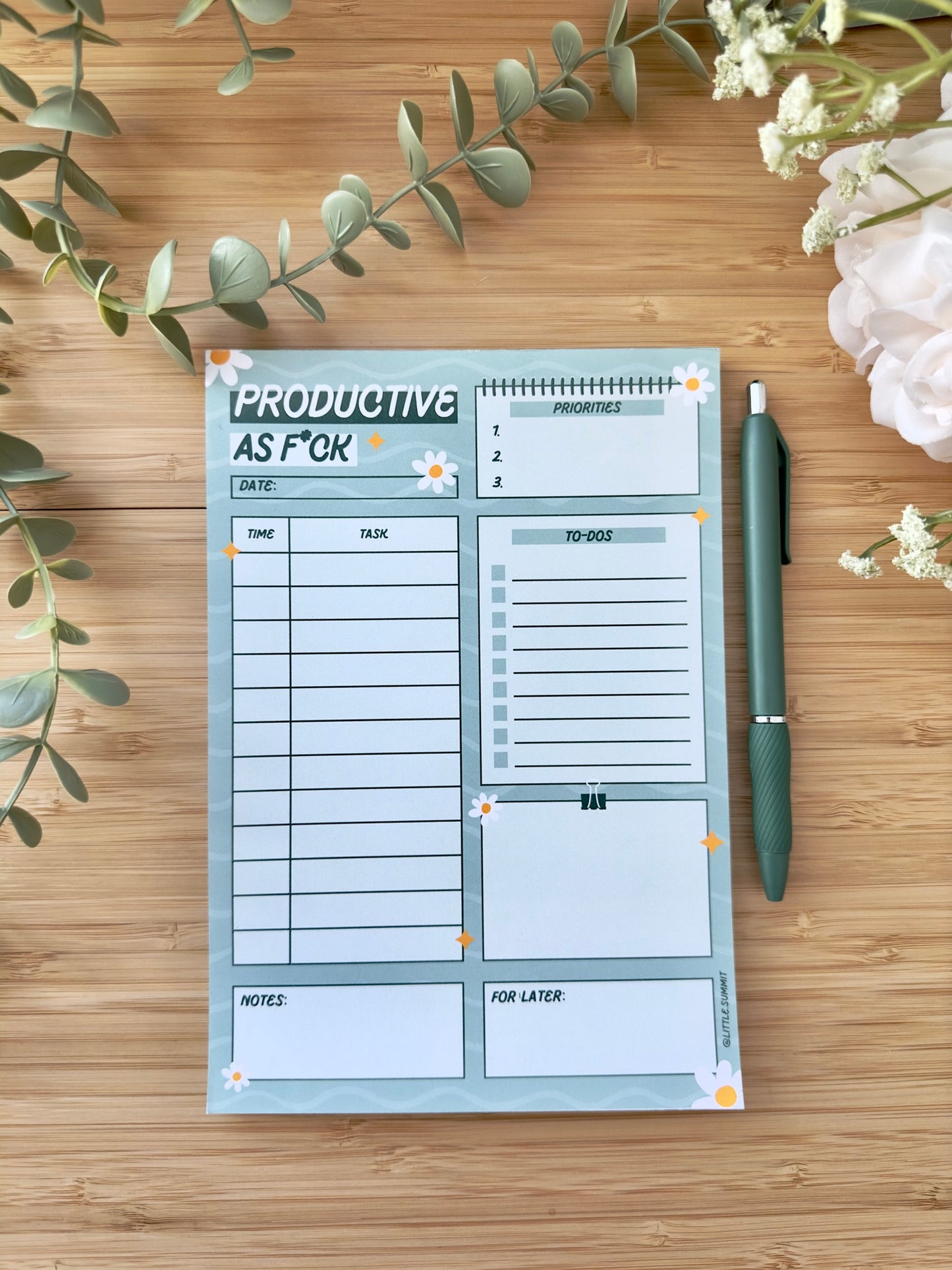 Productive AF Notepad