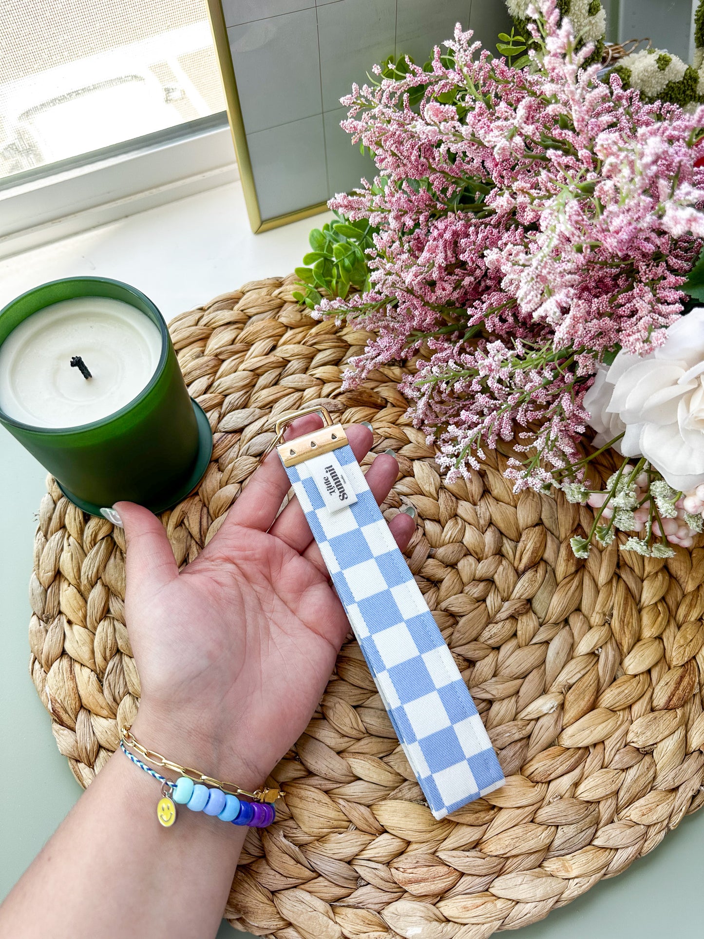 Heather Key Fob Wristlet