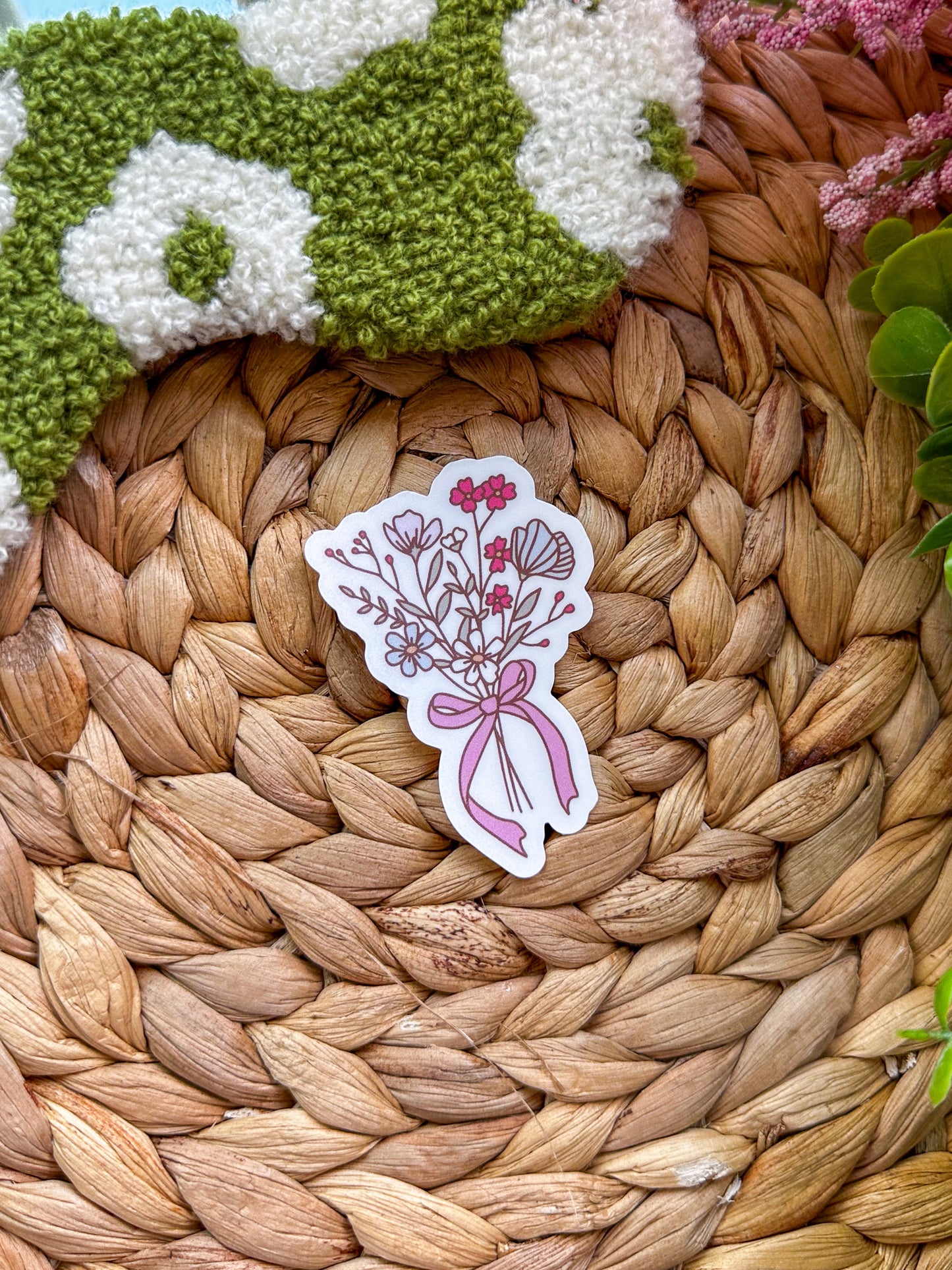 Coquette Flowers Sticker