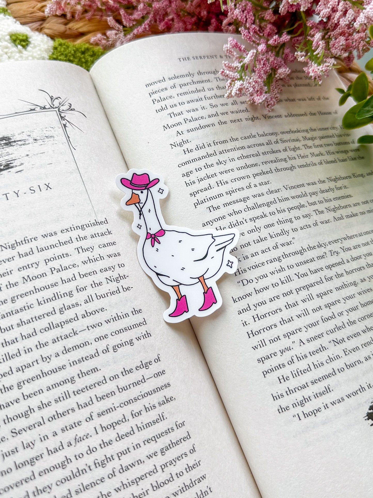 Cowboy Goose Sticker