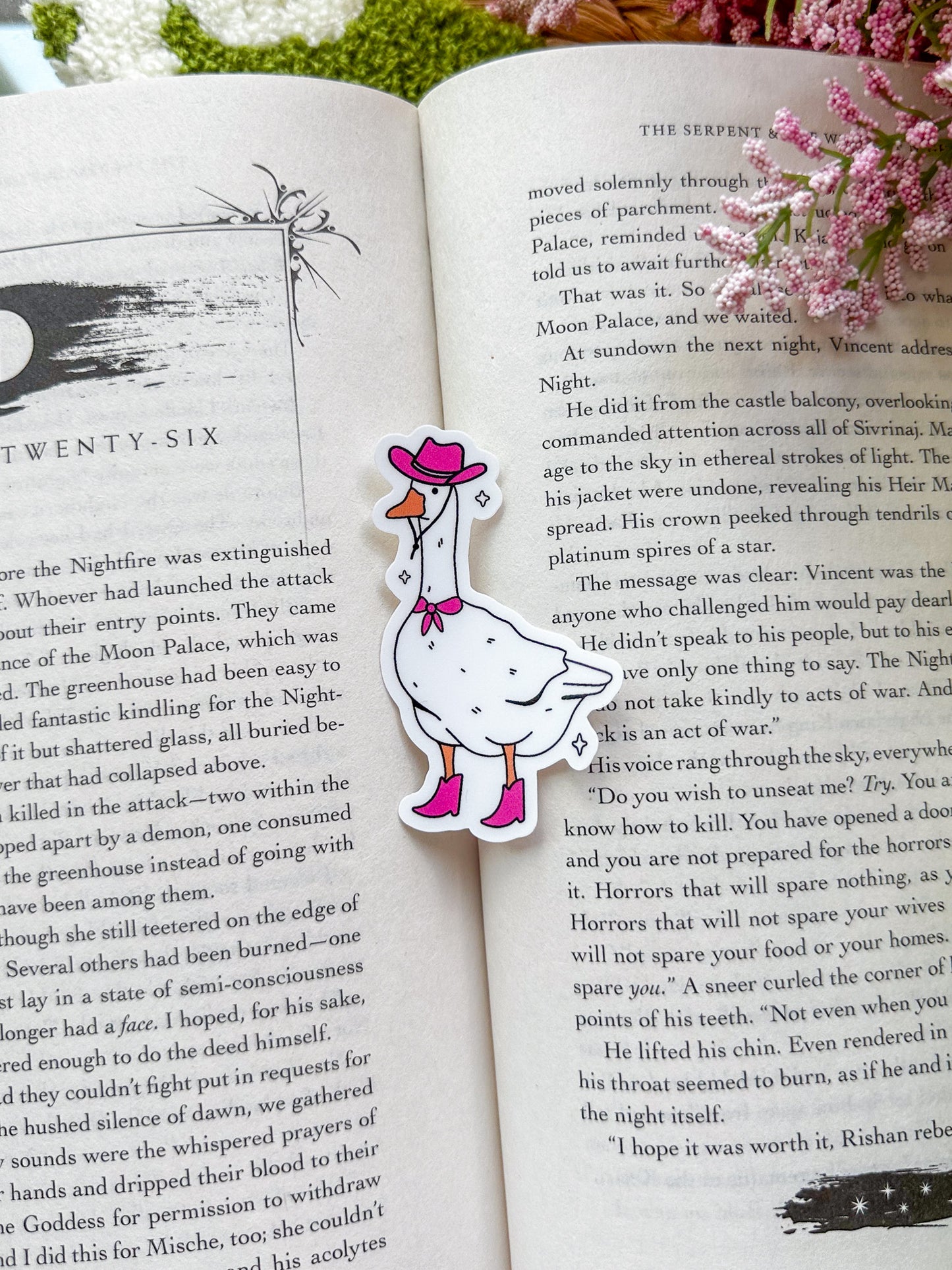 Cowboy Goose Sticker