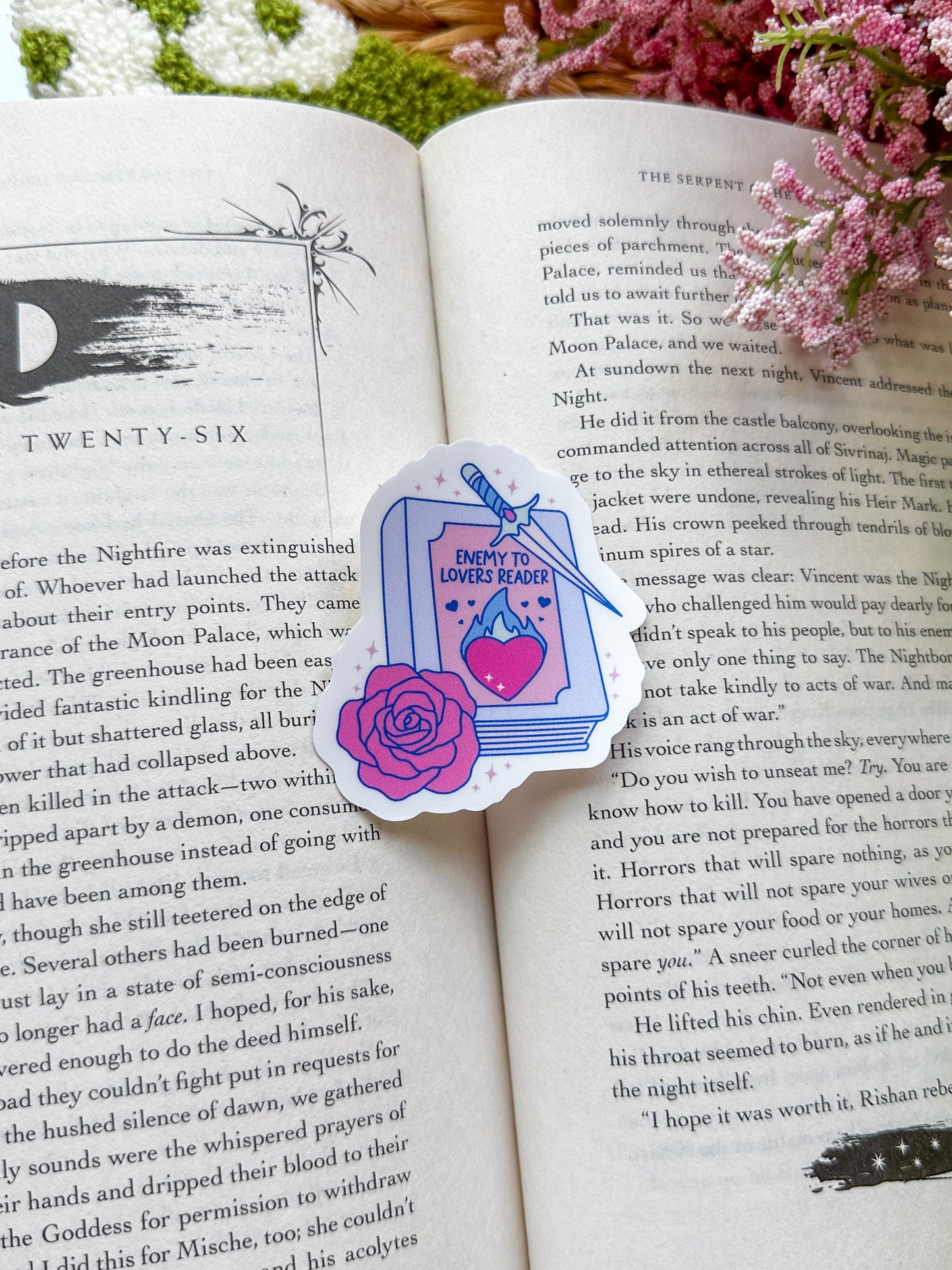 Enemies to Lovers Reader Sticker