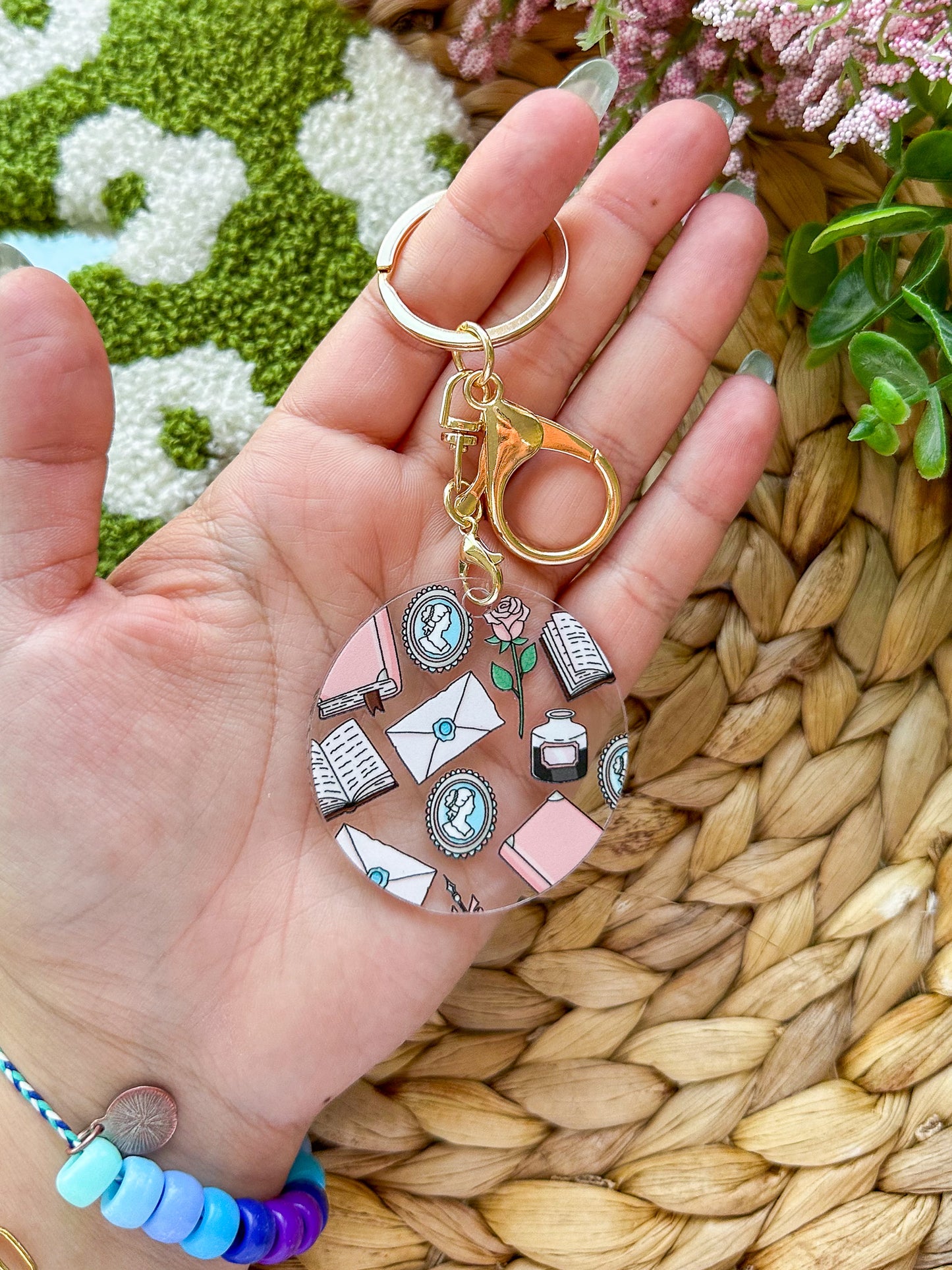 Romantic Story Acrylic Keychain