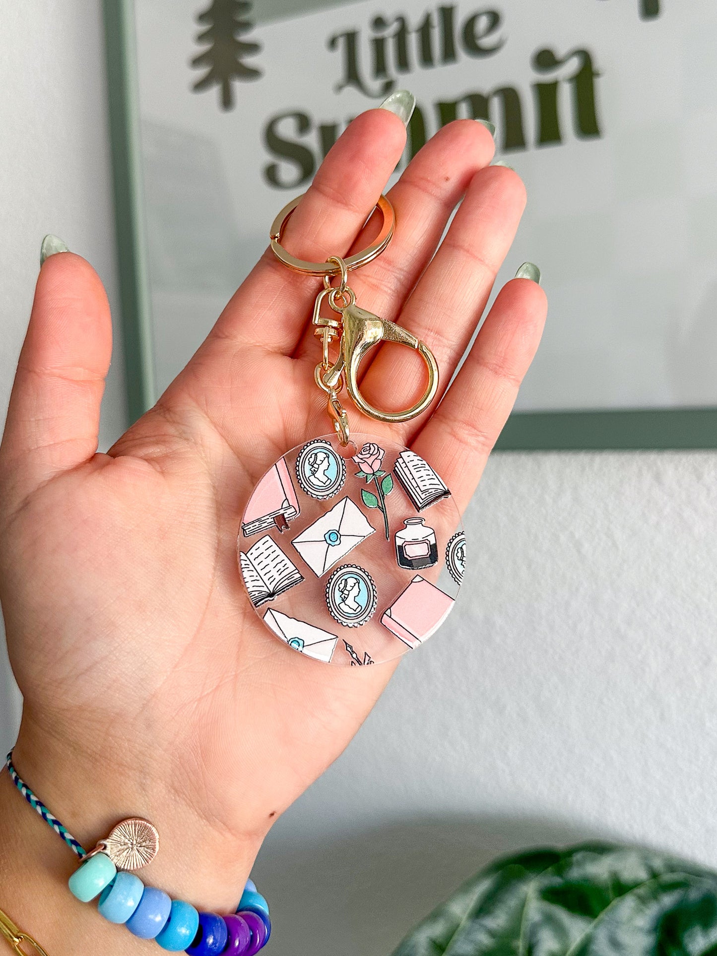 Romantic Story Acrylic Keychain