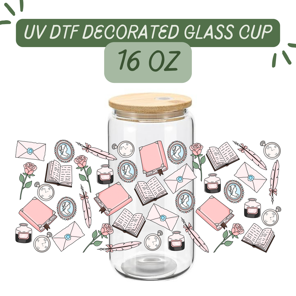 Romantic Story Glass Cup