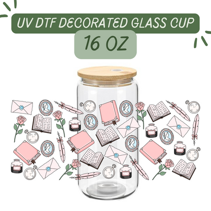 Romantic Story Glass Cup