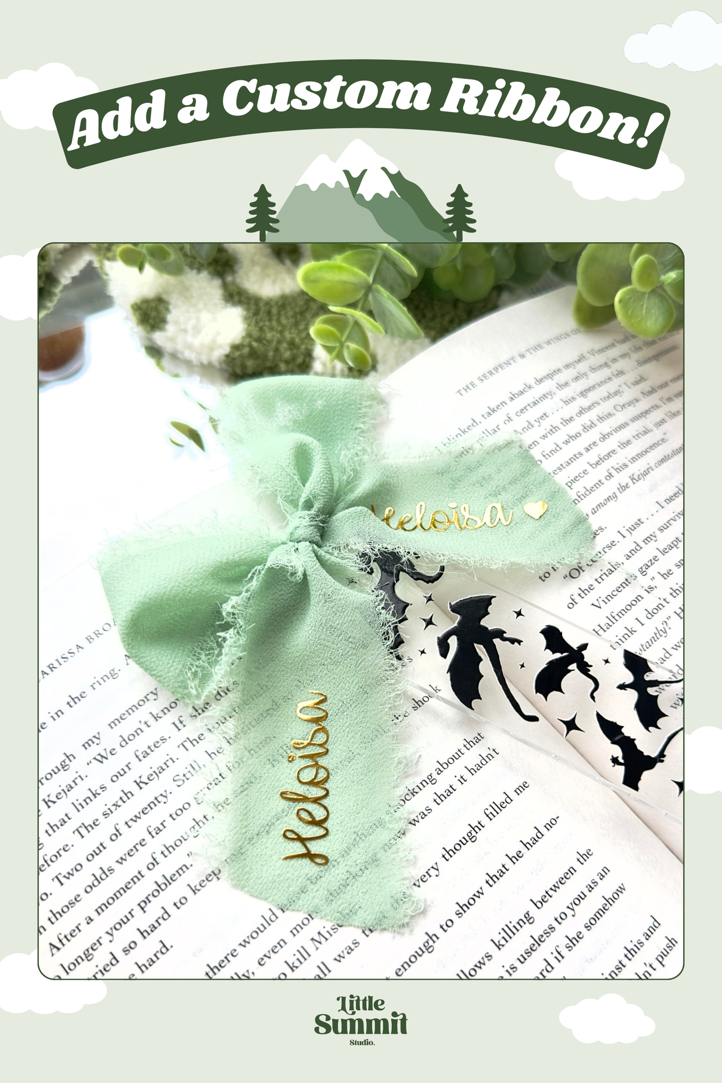 If My Book is Open Acrylic Bookmark