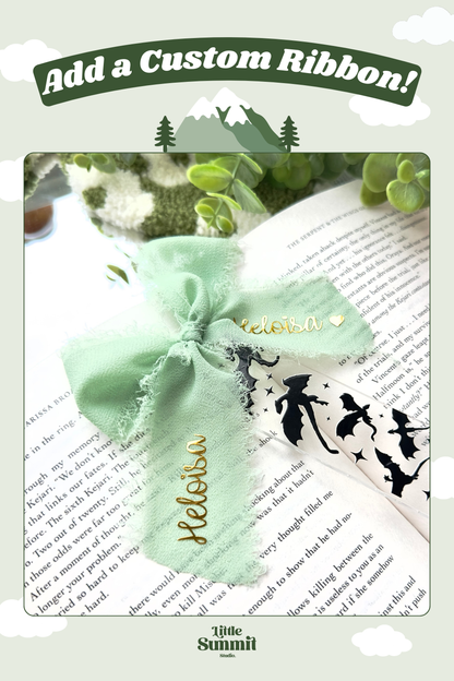 Croissant Cottage Vibes Acrylic Bookmark