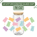 Gummy Bears Glass Cup