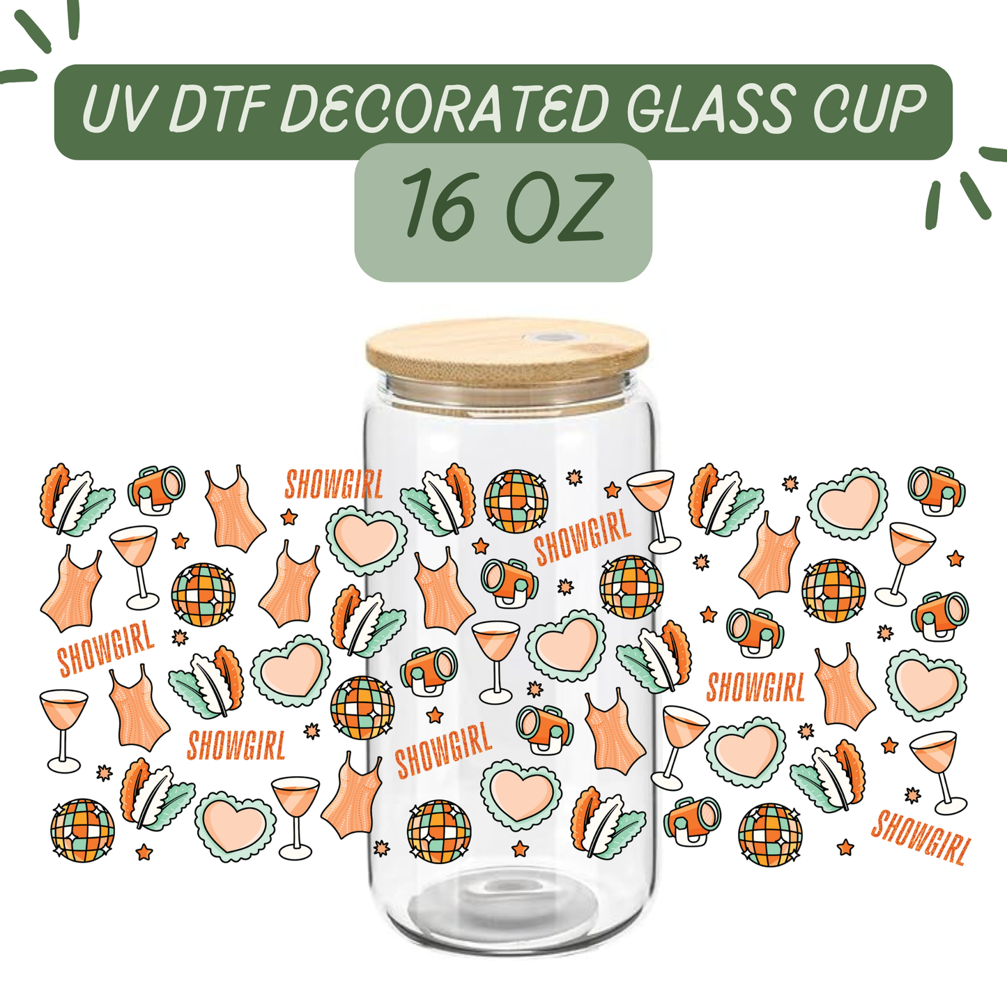 The Life of a Show Girl Glass Cup