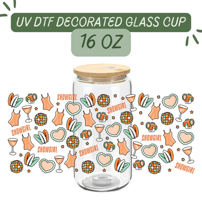 The Life of a Show Girl Glass Cup