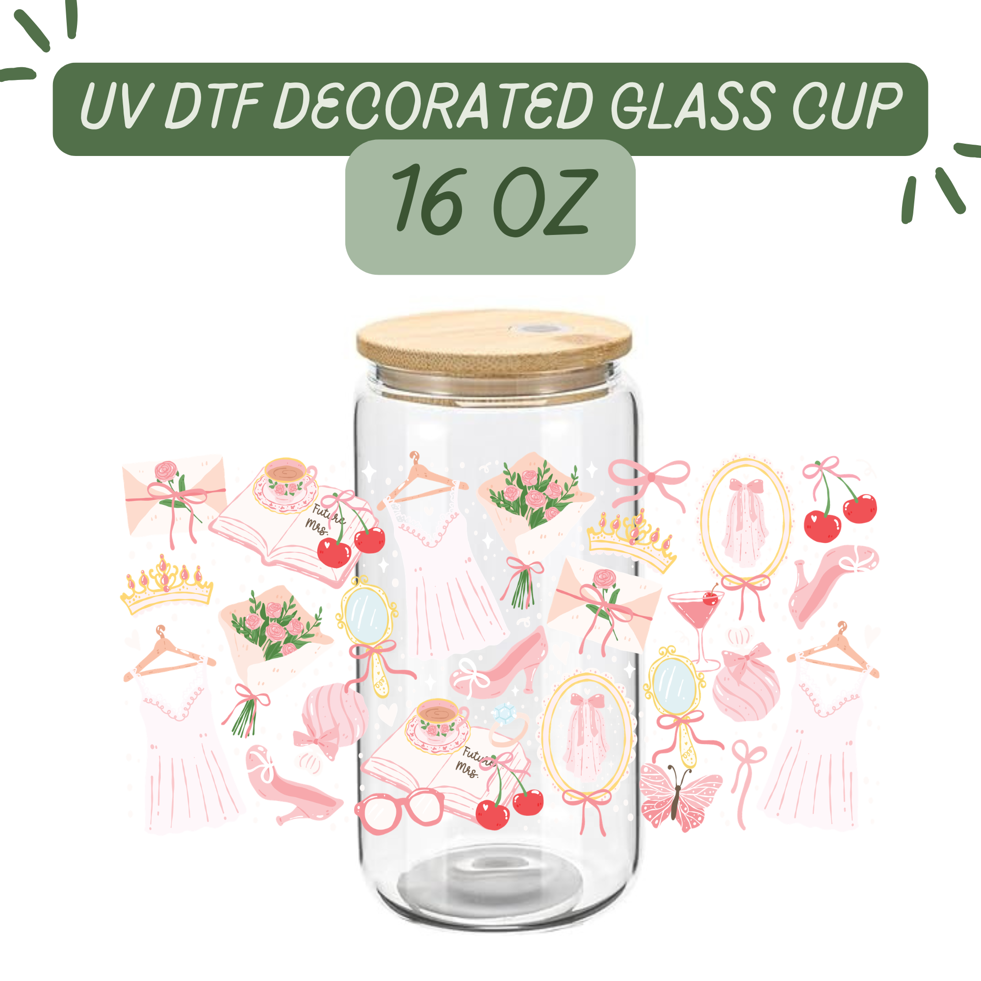 Cute Bachelorette Party Glass Cup