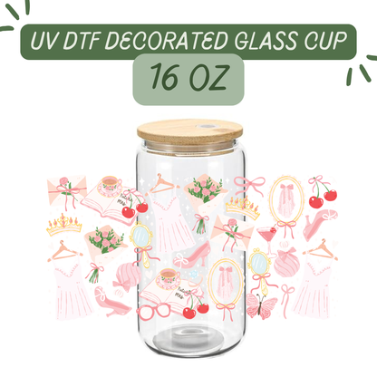 Cute Bachelorette Party Glass Cup