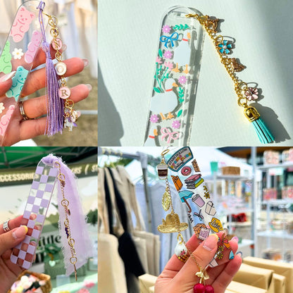 Mystic Sun Acrylic Bookmark