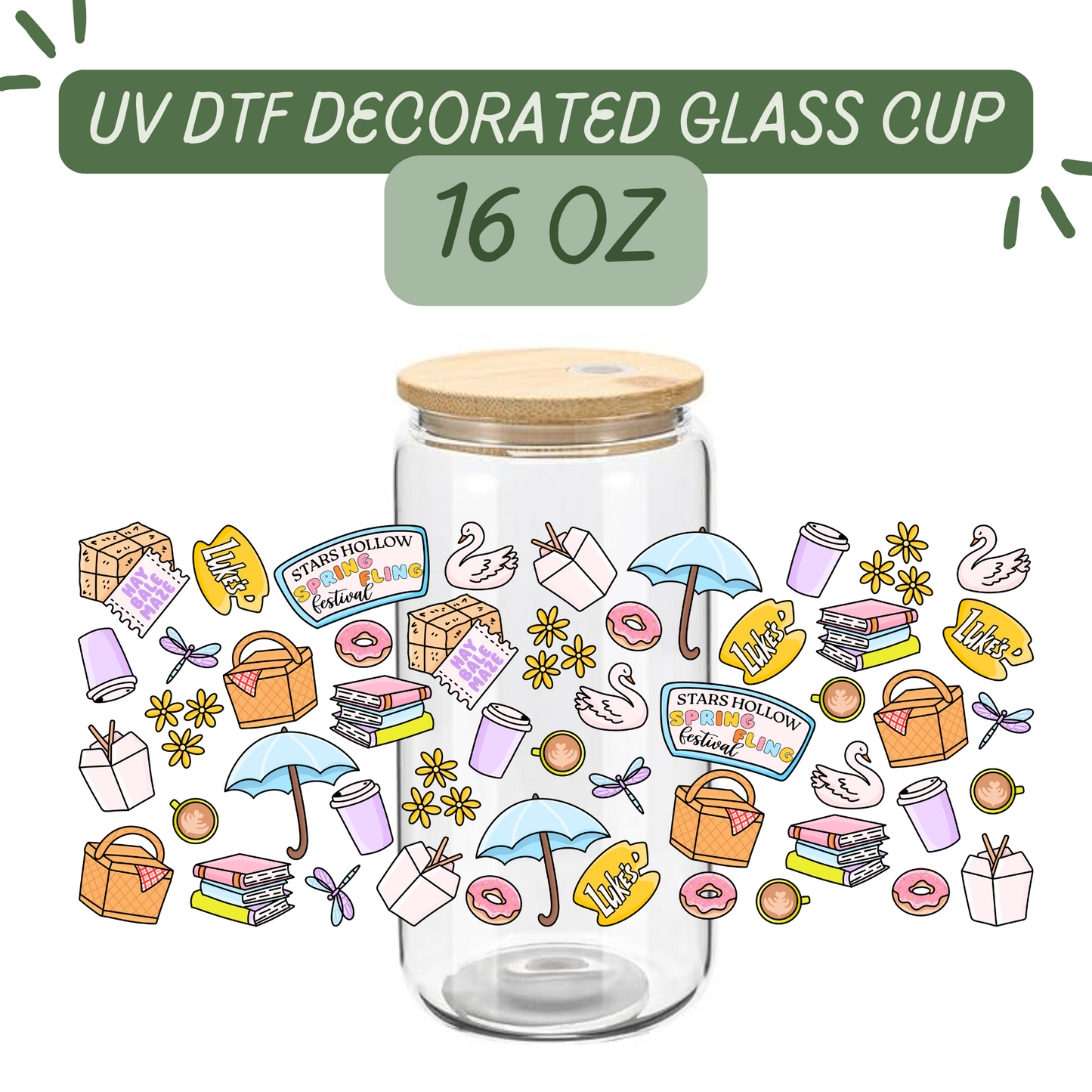 Gilmore Girls Glass Cup