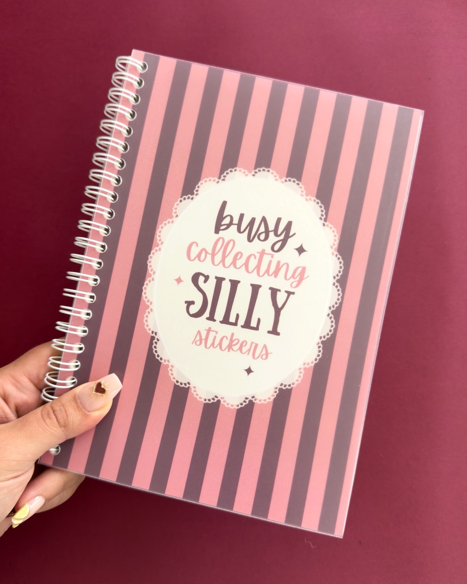 Busy Collecting Silly Stickers Reusable Sticker Notebook