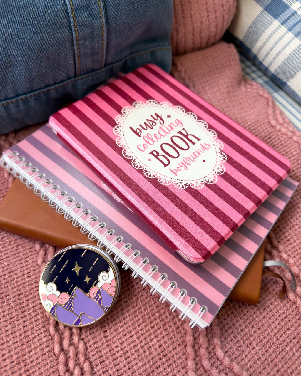 Busy Collecting Book Boyfriends Detachable Cover Kindle Case
