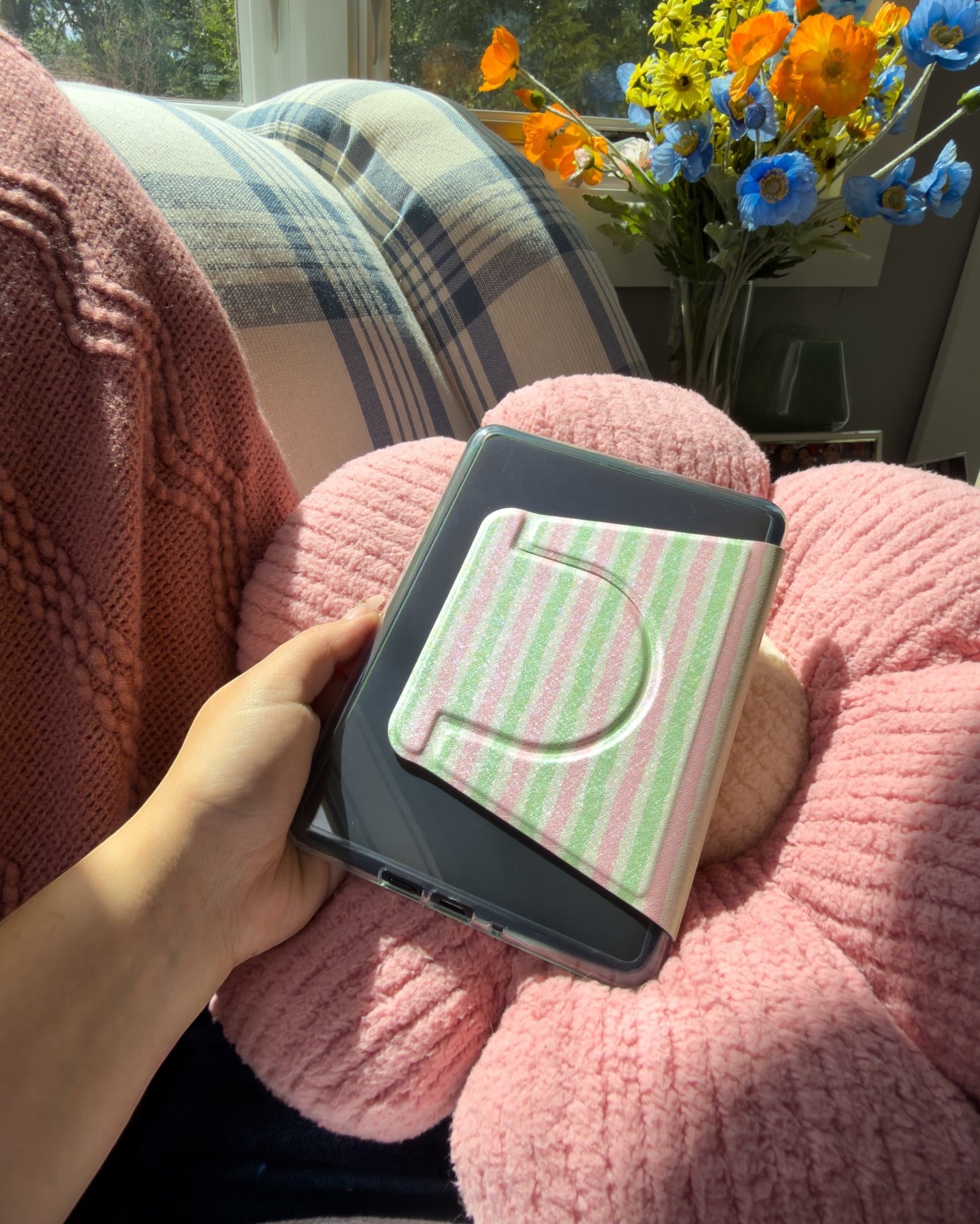 Soft Girl Pattern Detachable Cover Kindle Case