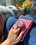 Lunar Moth Magnetic E-reader/ Phone Grip