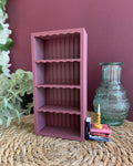 Scalloped Miniature Bookshelf