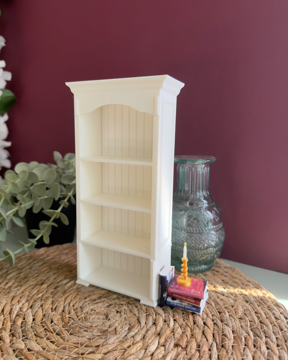 Vintage Miniature Bookshelf