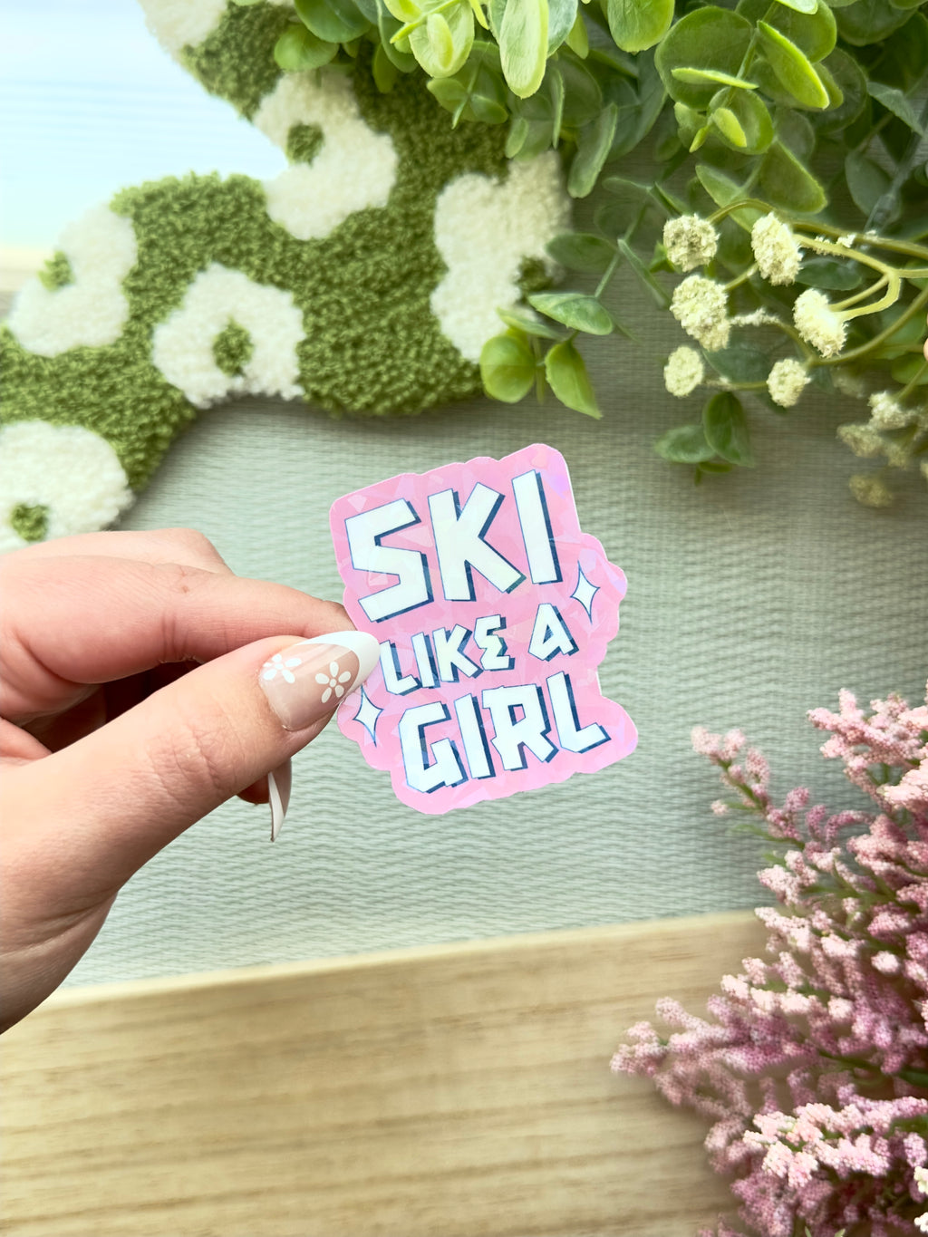 Ski Like a Girl Sticker