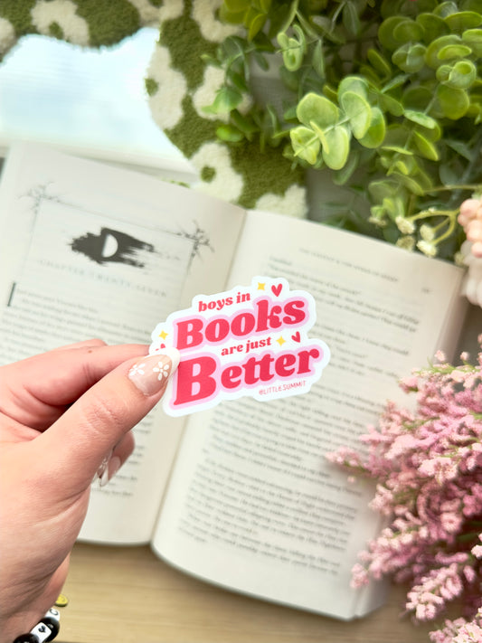 Boys in Books are just Better Sticker