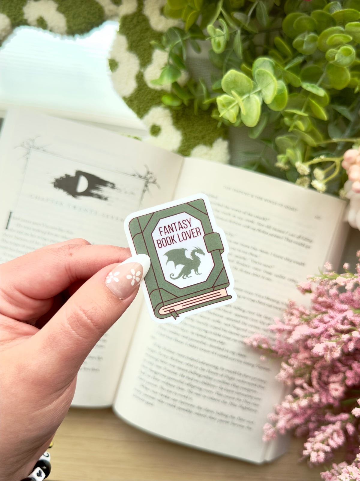 Fantasy Book Lover Sticker