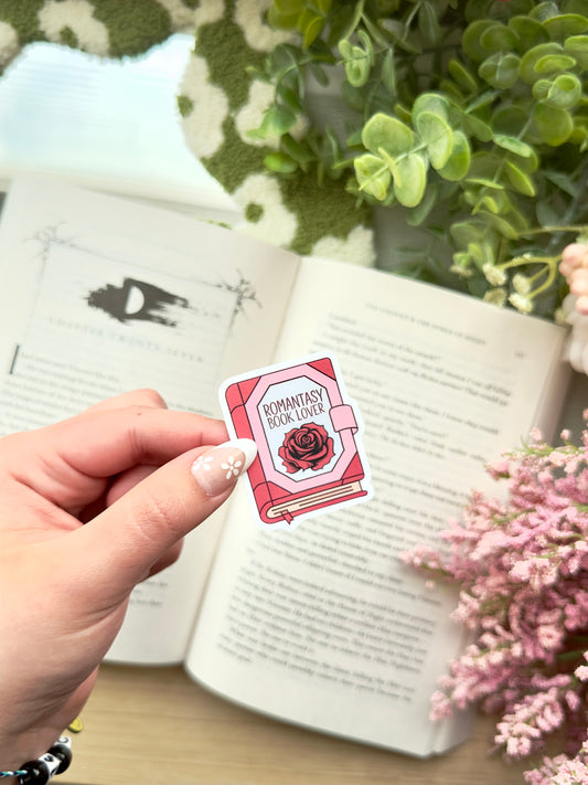 Romantasy Book Lover Sticker