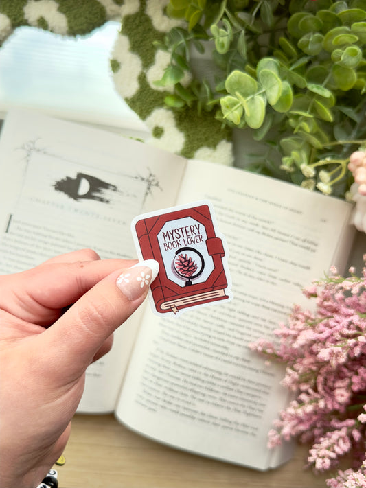 Mystery Book Lover Sticker