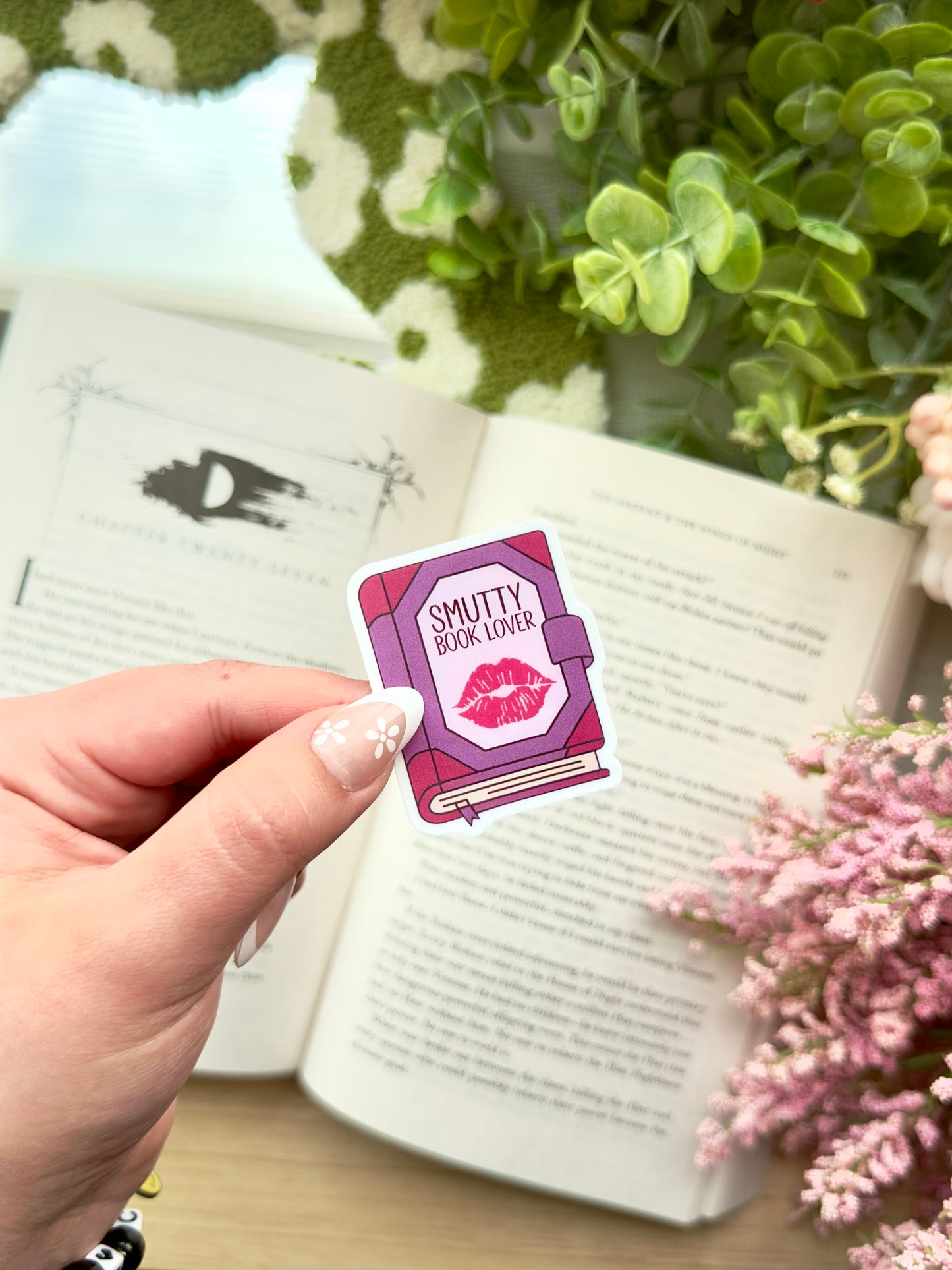 Smutty Book Lover Sticker