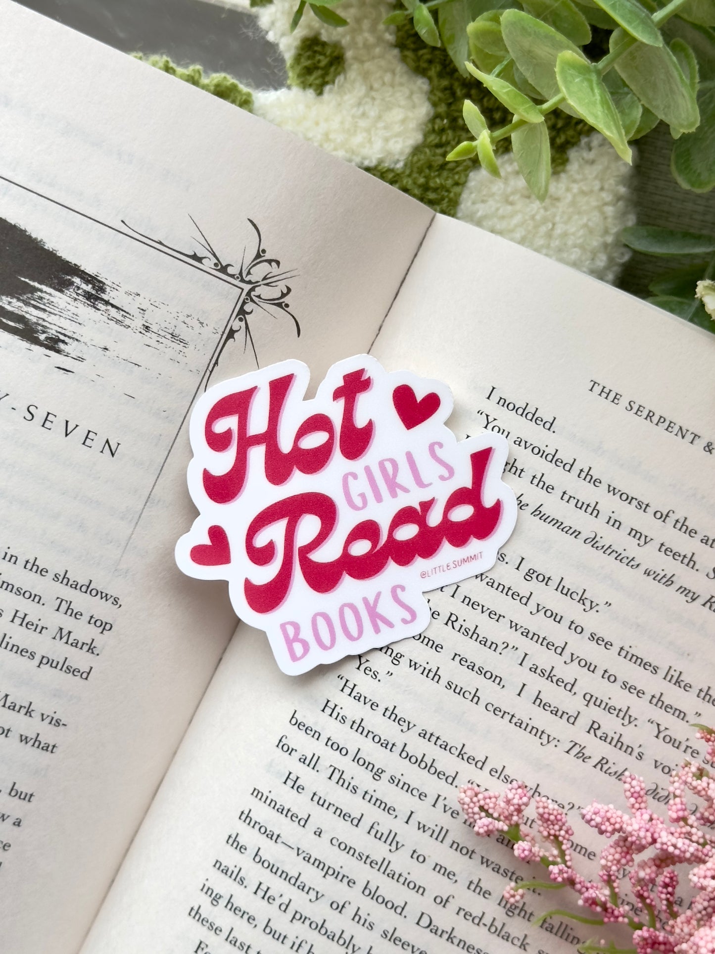 Hot Girls Read Books Sticker