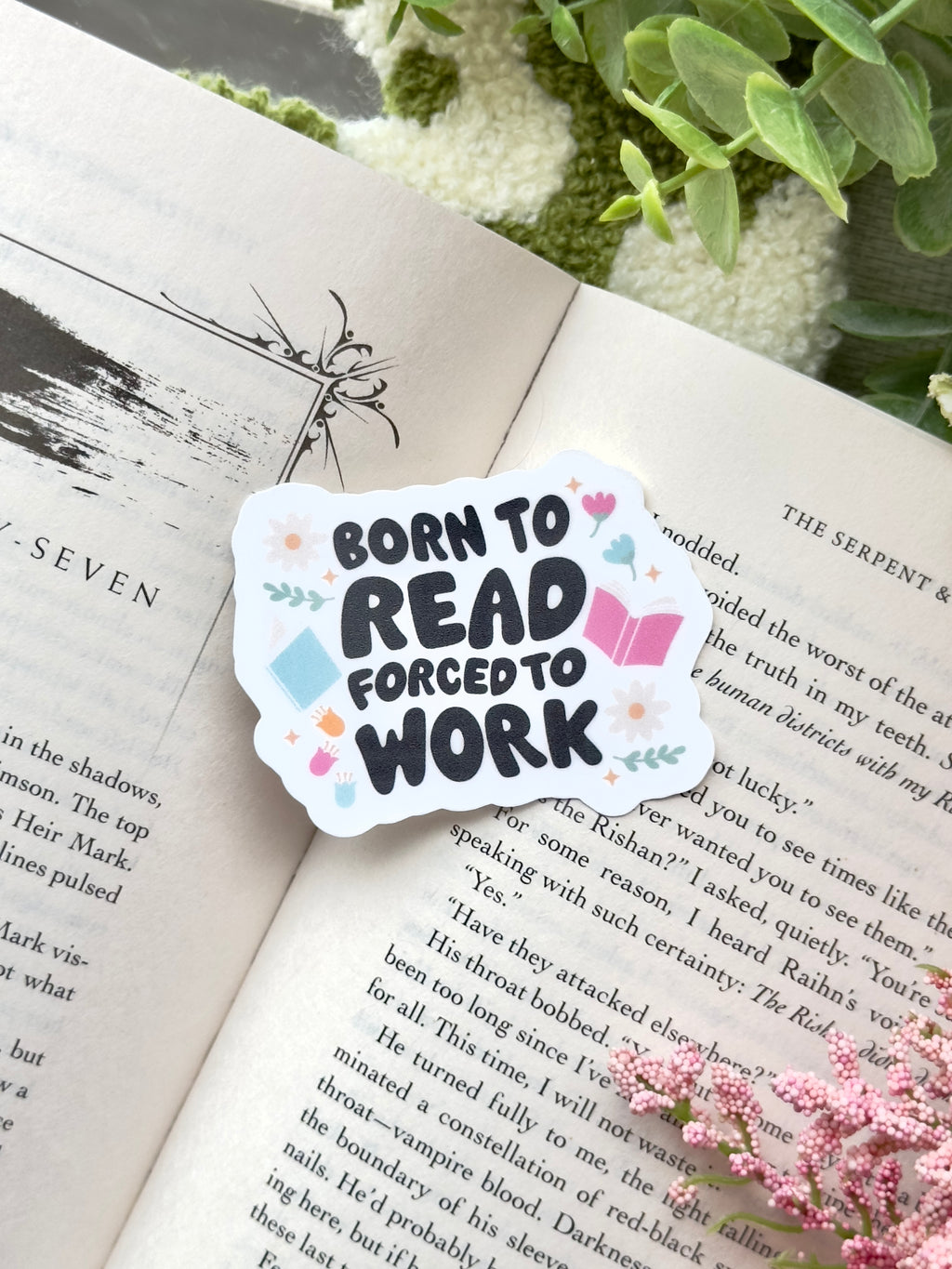 Born to Read Sticker