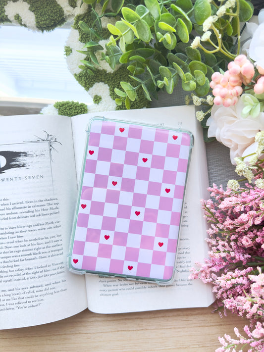 Checkered Hearts Kindle Insert