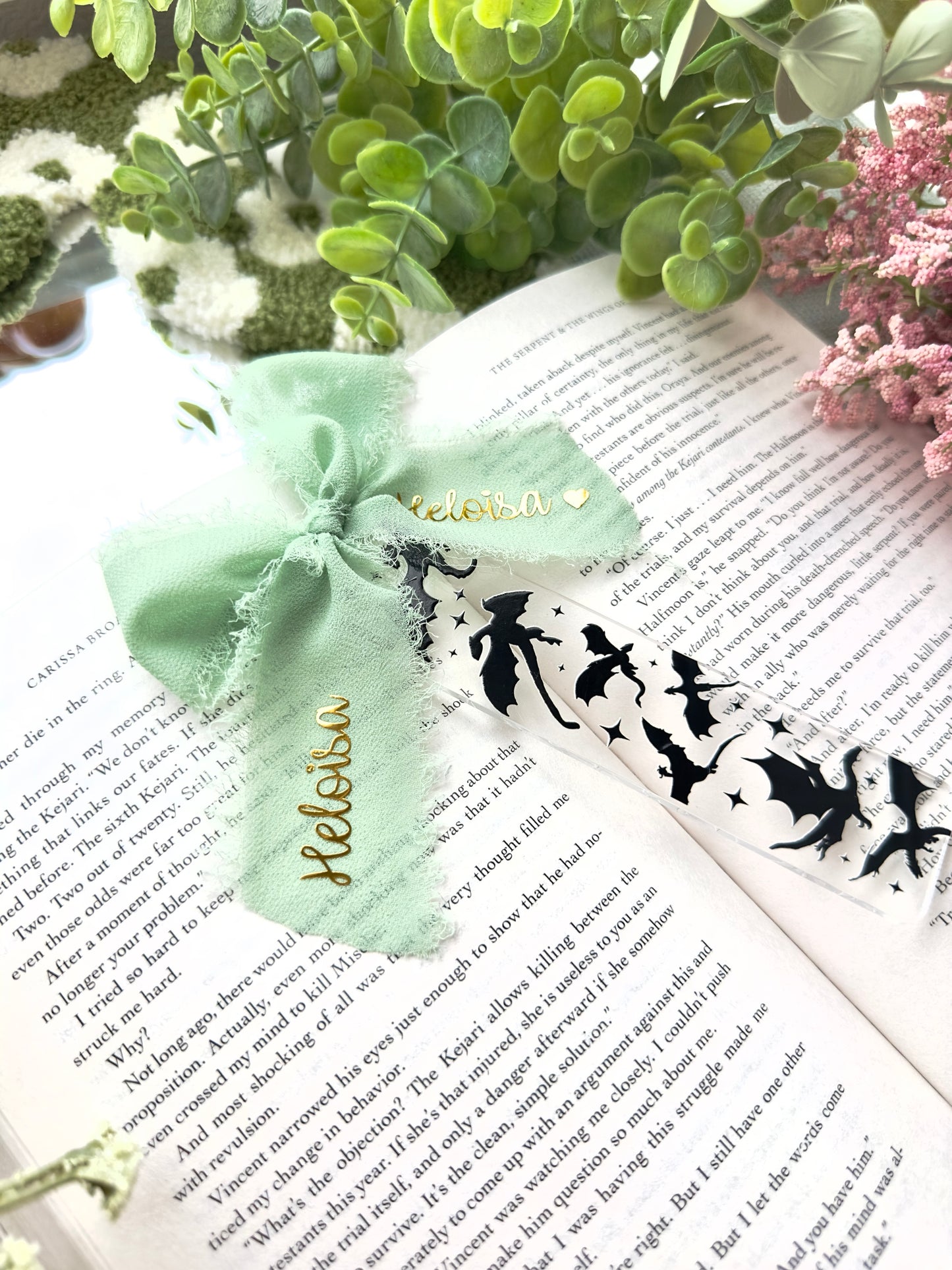 Fourth Wing Acrylic Bookmark