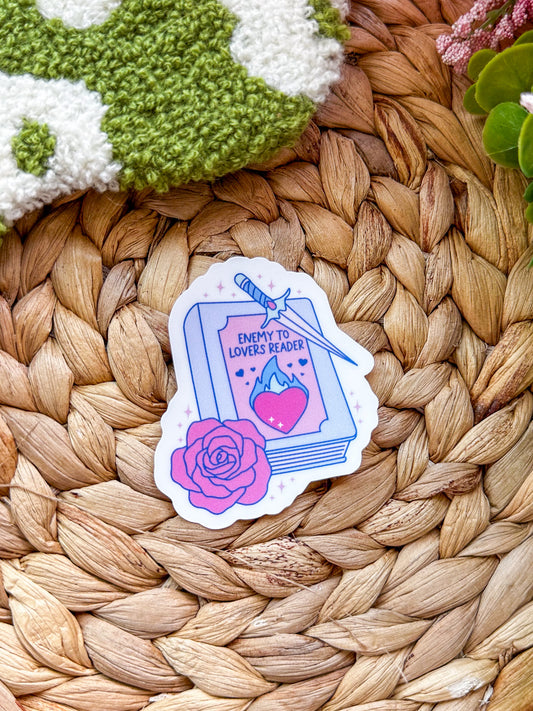 Enemies to Lovers Reader Sticker