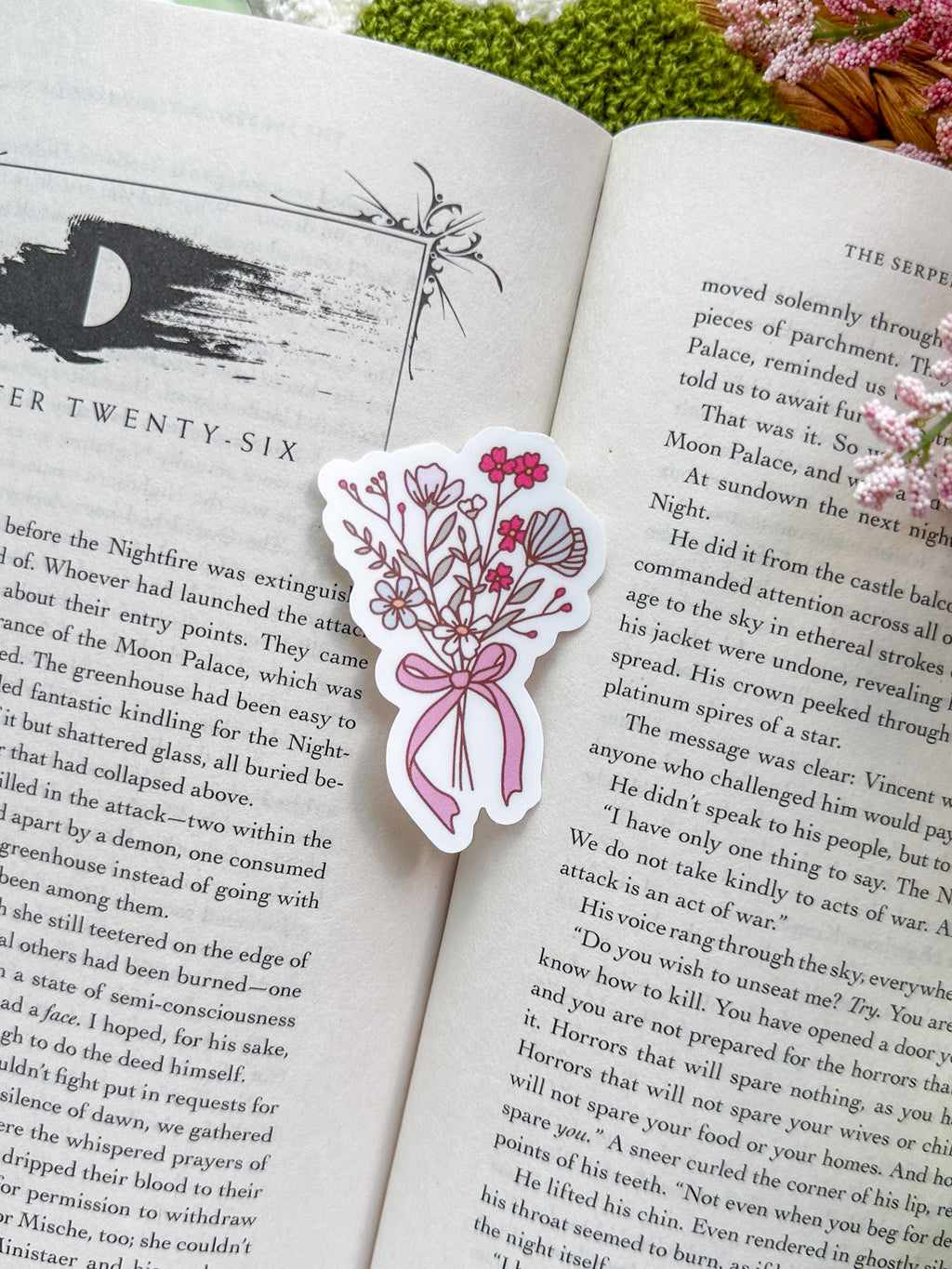 Coquette Flowers Sticker
