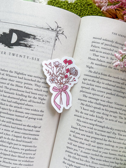 Coquette Flowers Sticker