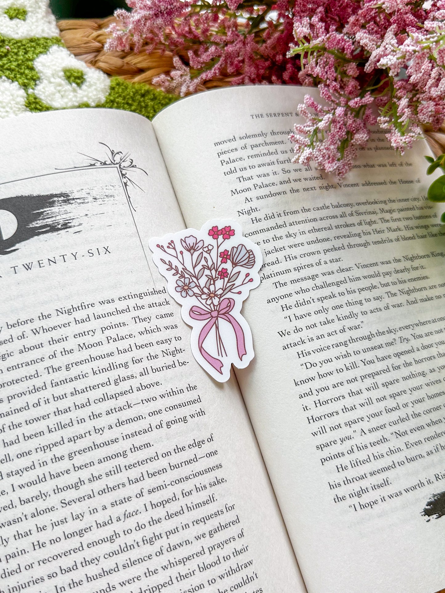 Coquette Flowers Sticker