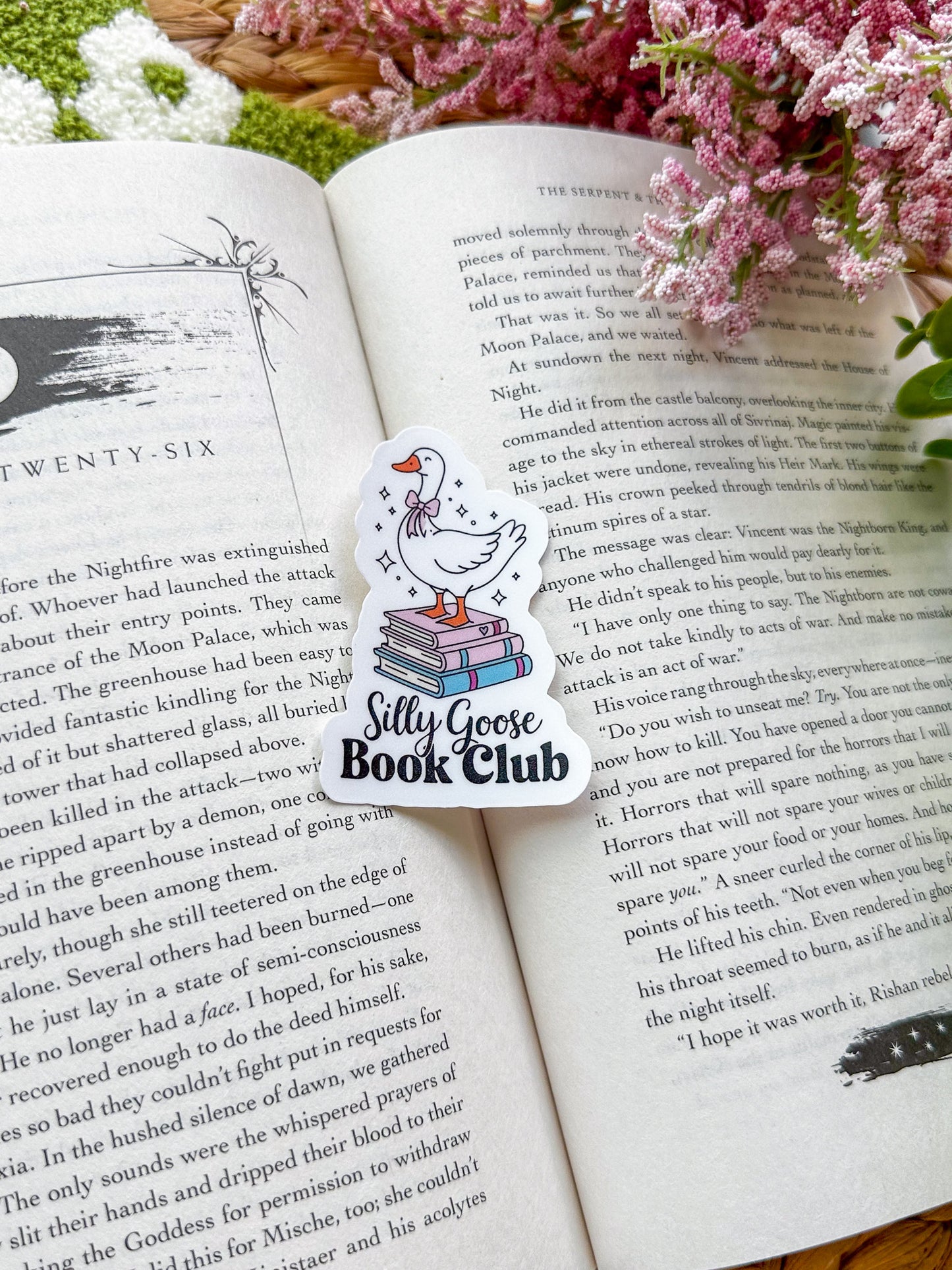Silly Goose Book Club Sticker