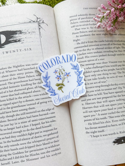 Colorado Social Club Sticker
