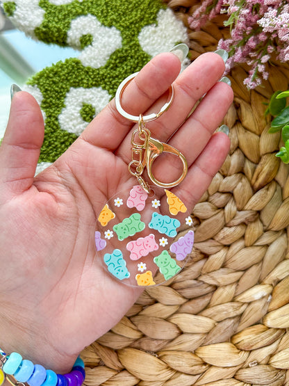 Gummy Bears Acrylic Keychain