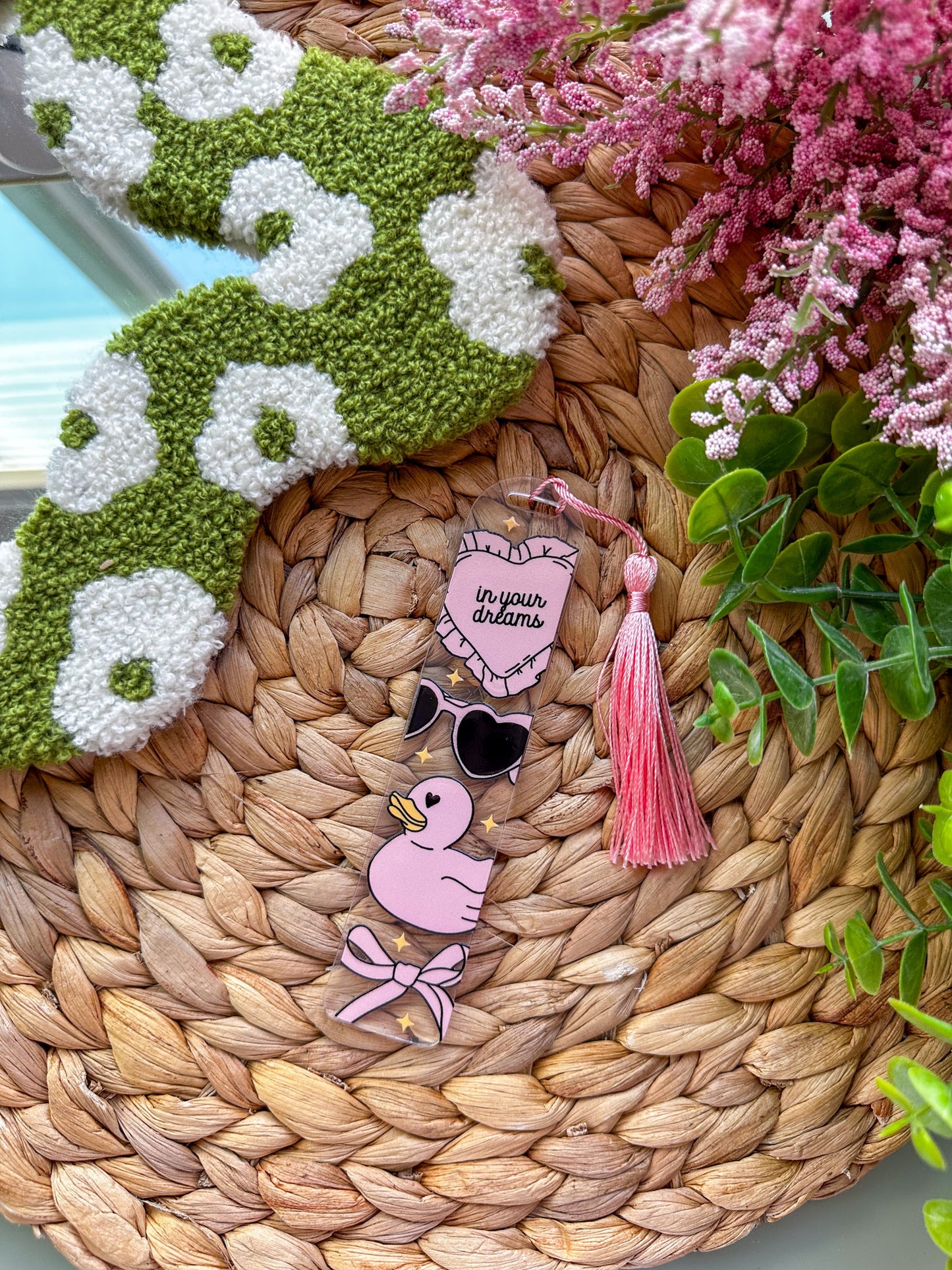 Girly Acrylic Bookmark