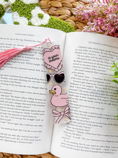 Girly Acrylic Bookmark
