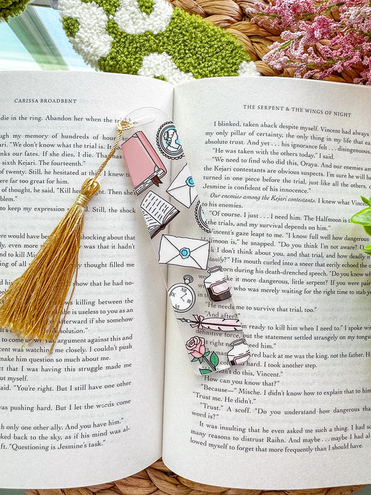 Romantic History Acrylic Bookmark