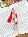 Checkered Cherries Acrylic Bookmark