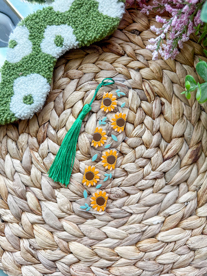 Sunflowers Acrylic Bookmark